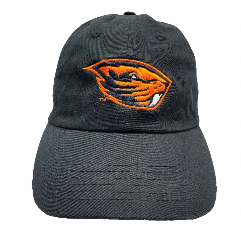 Oregon State Beavers Hat Cap Strap Back Black Baseball Dad Adjustable Adult‎